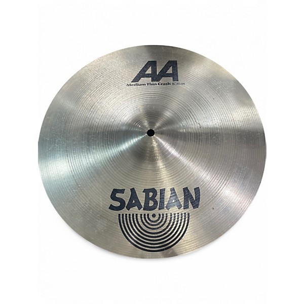 Used SABIAN 16in AA Medium Thin Crash Cymbal