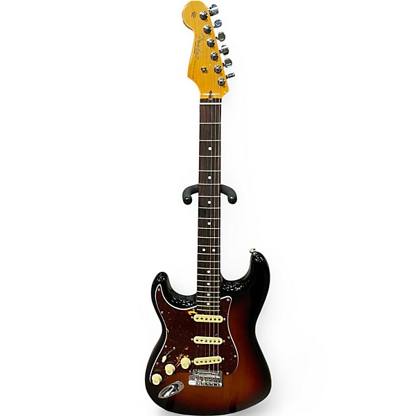Used Fender American Professional II Stratocaster Left Handed 3 Color Sunburst Solid Body Electric Guitar