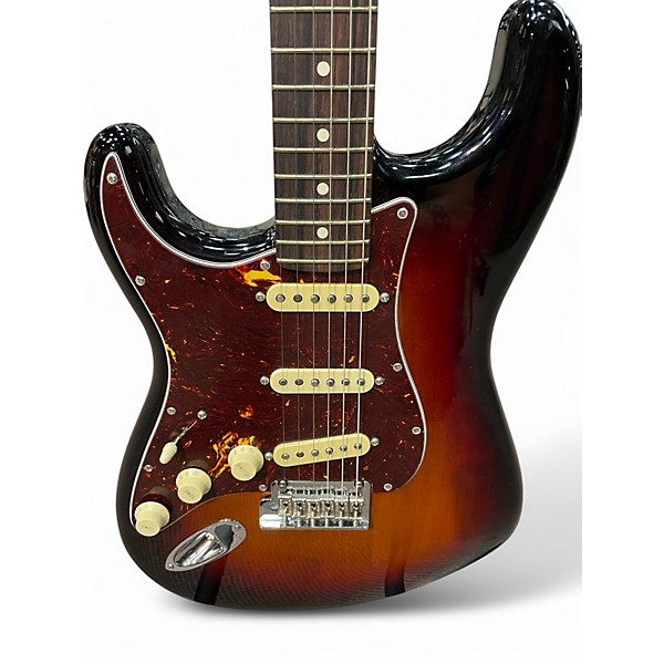 Used Fender American Professional II Stratocaster Left Handed 3 Color Sunburst Solid Body Electric Guitar