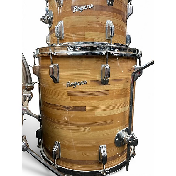 Used Rogers 4 Piece LONDONER BUTCHER BLOCK Drum Kit