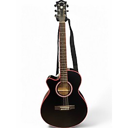 Used Rafferty BLACK TIE LEFT HANDED Black Acoustic Electric Guitar