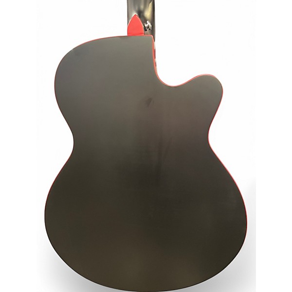 Used Rafferty BLACK TIE LEFT HANDED Black Acoustic Electric Guitar