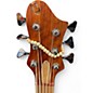 Used Wood N Tronics Zoid 6 Satin Red Electric Bass Guitar