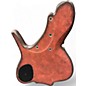 Used Wood N Tronics Zoid 6 Satin Red Electric Bass Guitar