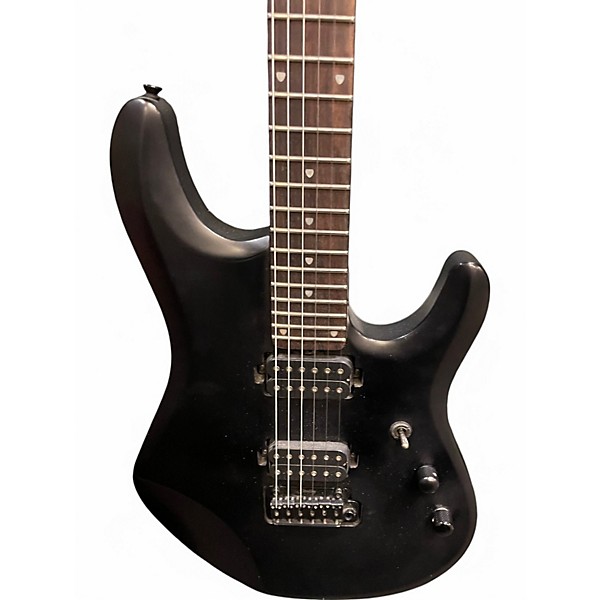 Used Sterling by Music Man JP60 STEALTH BLACK Solid Body Electric Guitar