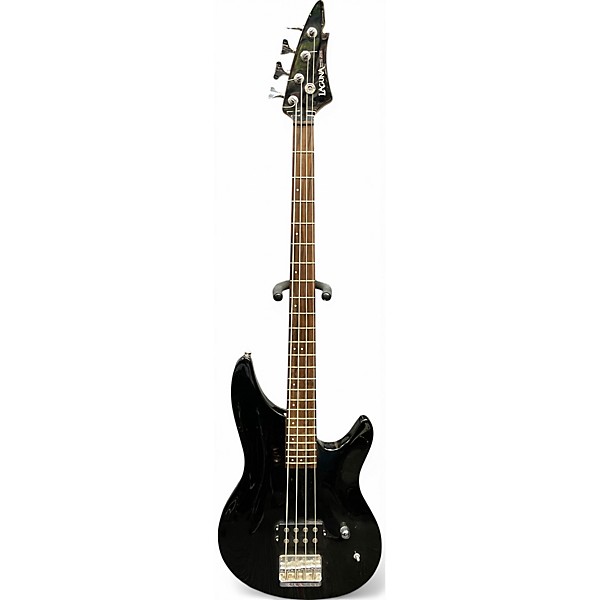Used Laguna LB224 Black Electric Bass Guitar