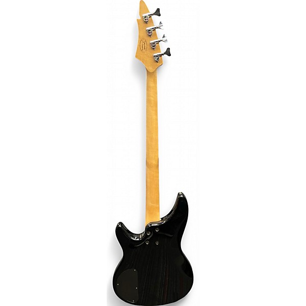 Used Laguna LB224 Black Electric Bass Guitar