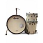 Used Ludwig 3 Piece Maple white marine pearl Drum Kit thumbnail