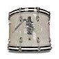 Used Ludwig 3 Piece Maple white marine pearl Drum Kit