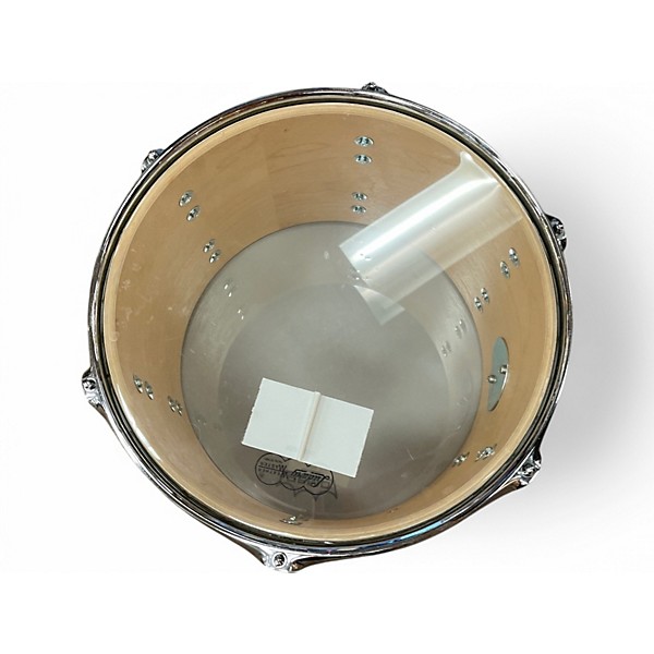 Used Ludwig 3 Piece Maple white marine pearl Drum Kit