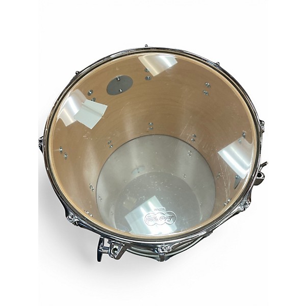 Used Ludwig 3 Piece Maple white marine pearl Drum Kit