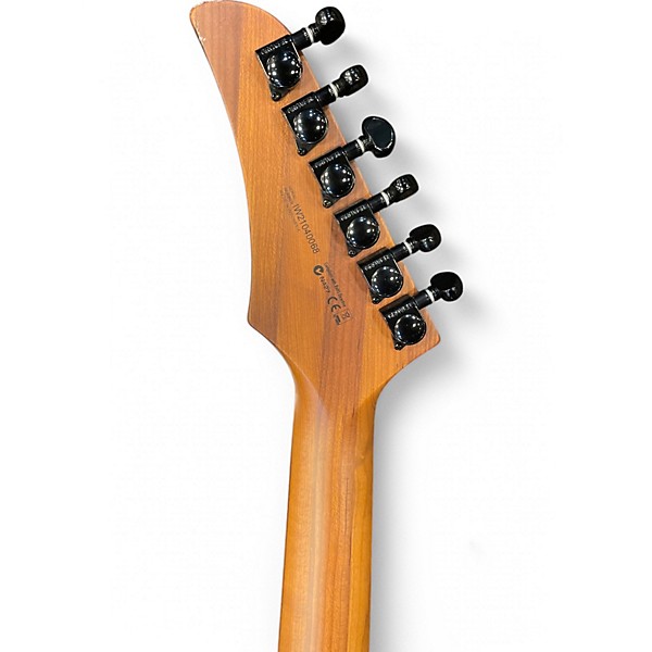 Used Dean MD 24 Roasted Maple with Floyd Electric VINTAGE ORANGE Solid Body Electric Guitar