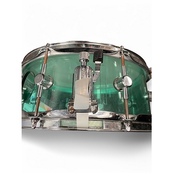Used Spaun 13in acrylic drum Green Drum