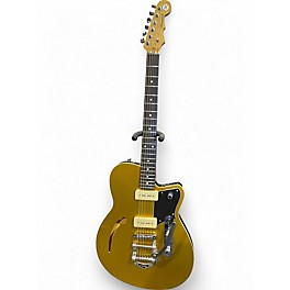 Used Reverend Club King 290 Metallic Gold Hollow Body Electric Guitar