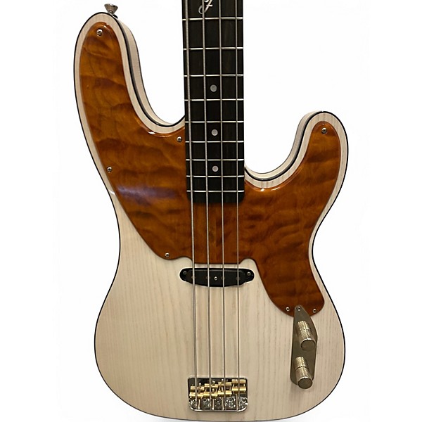 Used Ferner Custom '68 Classic Series P style Swamp Ash White Electric Bass Guitar