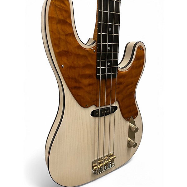 Used Ferner Custom '68 Classic Series P style Swamp Ash White Electric Bass Guitar