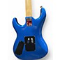 Used Kramer Baretta Hot Rod Blue Sparkle With Flames Solid Body Electric Guitar