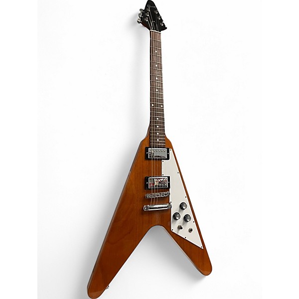 Used Gibson Flying V Antique Natural Solid Body Electric Guitar
