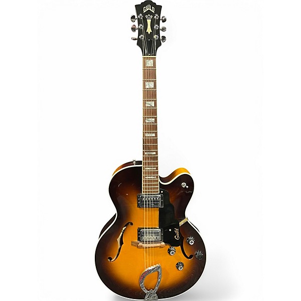 Used 2000 Guild X150D Sunburs Hollow Body Electric Guitar,Specials : American Fashion Style Bags On Sale Used 2000 Guild X150D Sunburs Hollow Body Electric Guitar,Specials : American Fashion Style Bags On Sale