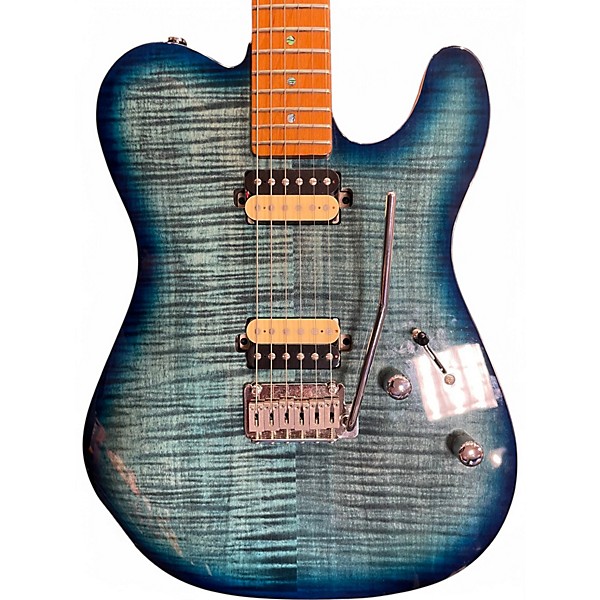 Used Sire T7FM Trans Blue Solid Body Electric Guitar