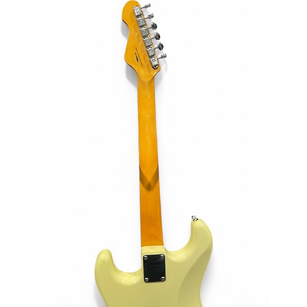 Used Vintage V6 Reissued Series Vintage White Solid Body Electric Guitar