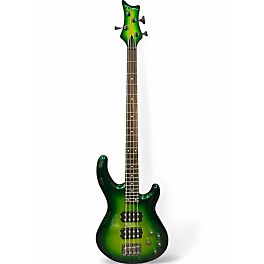 Used Dean EGMB Edge 3  Metallic Burst Electric Bass Guitar