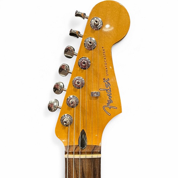 Used Fender Player Stratocaster NEBULA NOIR Solid Body Electric Guitar