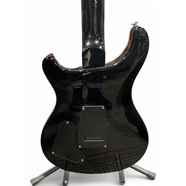 Used PRS SE Custom 22 Semi-Hollowbody Trans Black Hollow Body Electric Guitar
