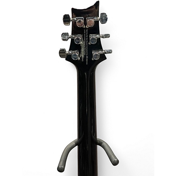 Used PRS SE Custom 22 Semi-Hollowbody Trans Black Hollow Body Electric Guitar