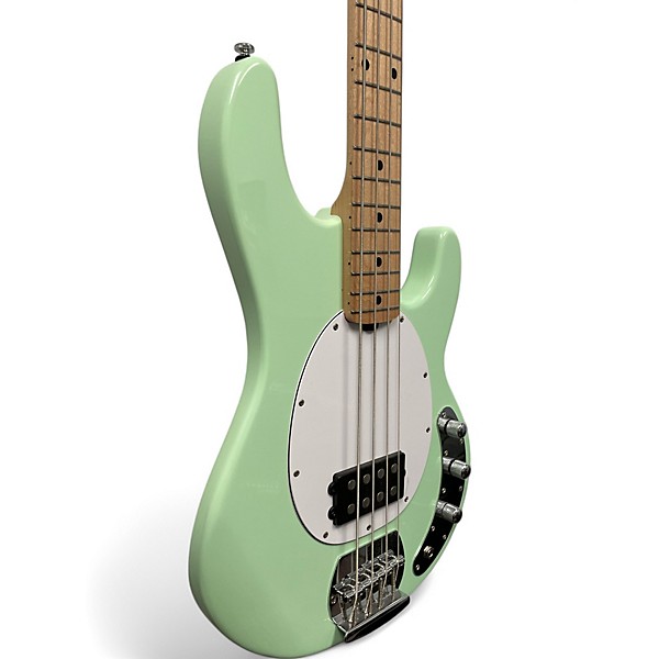 Used Sterling by Music Man Ray4 Mint Green Electric Bass Guitar