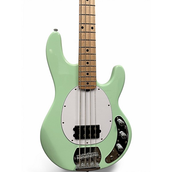 Used Sterling by Music Man Ray4 Mint Green Electric Bass Guitar