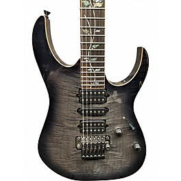 Used Ibanez RG8570 BLACK RUTILE Solid Body Electric Guitar