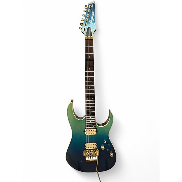 Used Ibanez RG420HPFM Blue Reef Solid Body Electric Guitar,Specials : American Fashion Style Bags On Sale