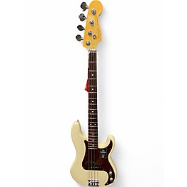 Used 2024 Fender American Professional II Precision Bass Olympic White Electric Bass Guitar