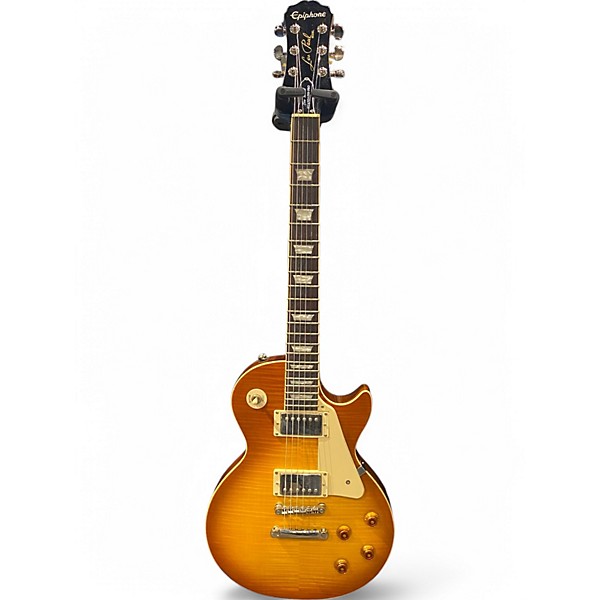 Used Epiphone Les Paul Standard Pro Iced Tea Solid Body Electric Guitar