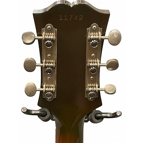 Vintage 1959 Guild Slim Jim T-100 3 Color Sunburst Hollow Body Electric Guitar