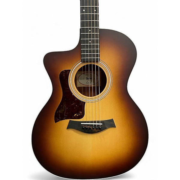 Used Taylor 214ce-K SB  Brown Sunburst Acoustic Electric Guitar