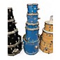 Used Ludwig 5 Piece EVOLUTION MAPLE BLUE SPARKLE BLUE Drum Kit