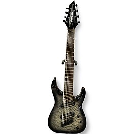 Used Jackson Slatx8q Quilt Trans Black Solid Body Electric Guitar