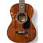 Used Zager TRAVEL E Natural Acoustic Electric Guitar