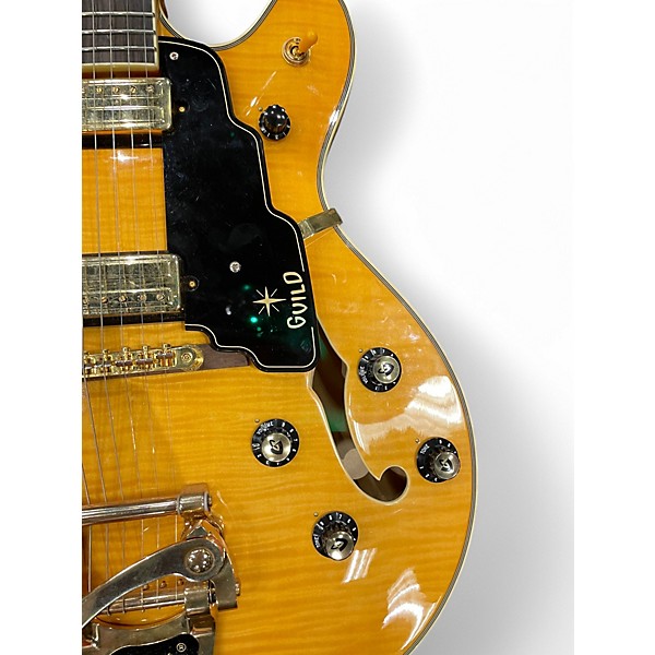 Used Guild Starfire VI Flamed Maple Hollow Body Electric Guitar