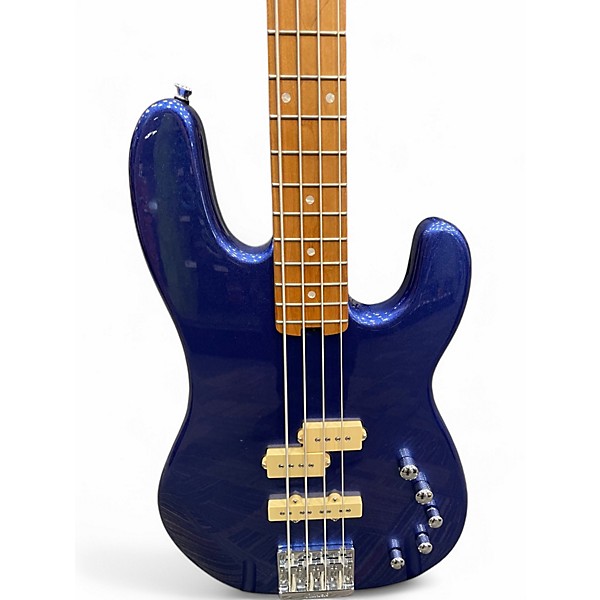 Used Charvel SAN DIMAS PRO MOD PJ MYSTIC BLUE Electric Bass Guitar