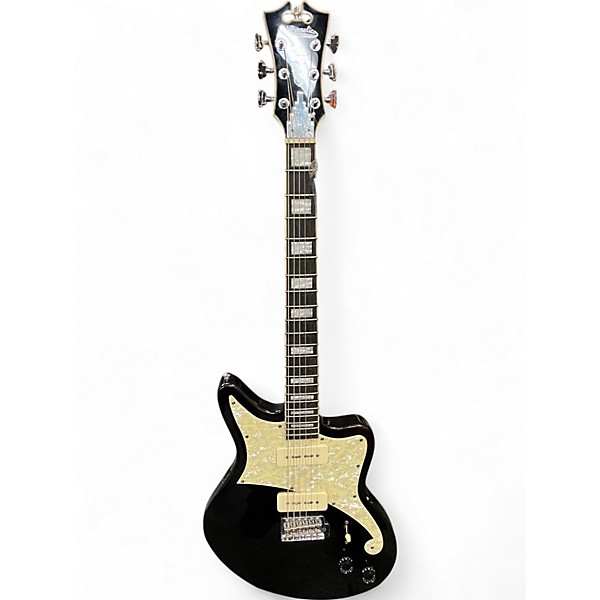 Used D'Angelico PREMIER BEDFORD Black Solid Body Electric Guitar