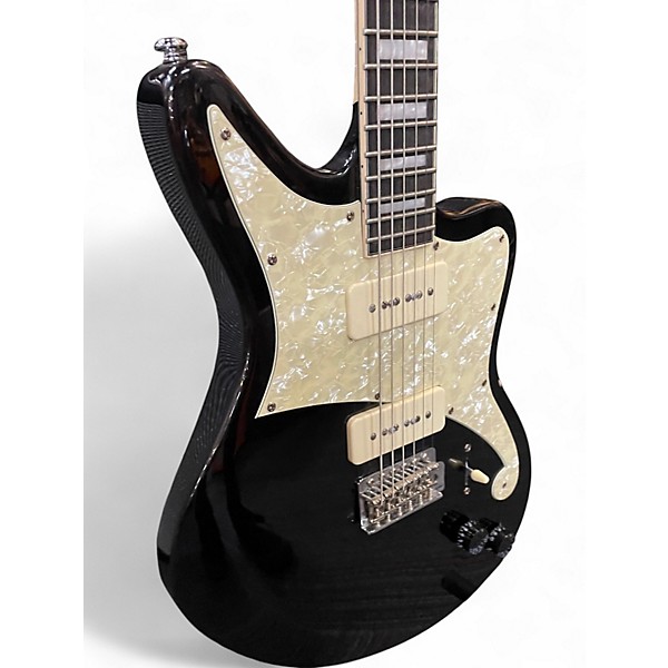 Used D'Angelico PREMIER BEDFORD Black Solid Body Electric Guitar