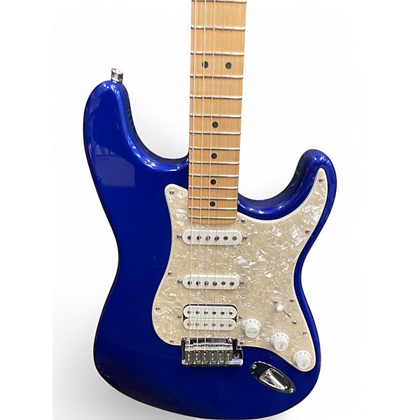 Used Fender American Standard Stratocaster HSS Midnight Blue Solid Body Electric Guitar