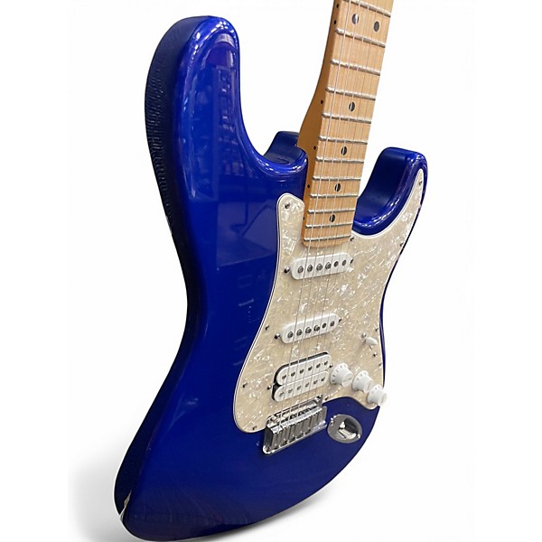 Used Fender American Standard Stratocaster HSS Midnight Blue Solid Body Electric Guitar