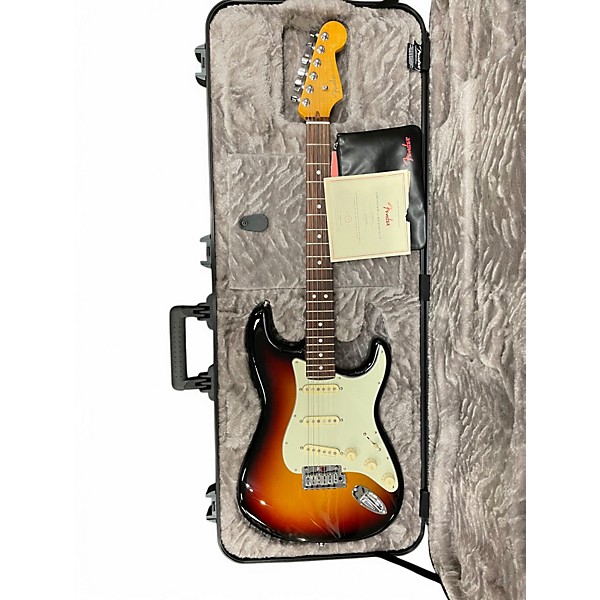 Used Fender American Ultra Stratocaster 3 Color Sunburst Solid Body Electric Guitar
