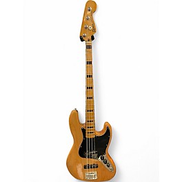 Used Squier Classic Vibe 70s Jazz Bass Natural Electric Bass Guitar