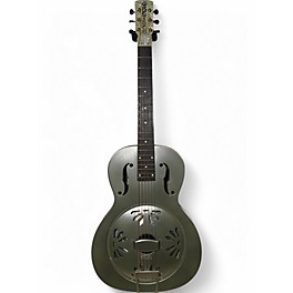 Used Gretsch Guitars G9201 Honeydipper Metal Round Neck Gray Resonator Guitar