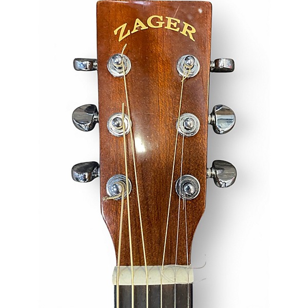 Used Zager ZAD20 Natural Acoustic Guitar
